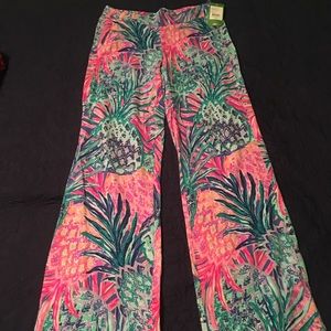 LILLY PULITZER ISLAMORADA BEACH PALAZZO PANTS